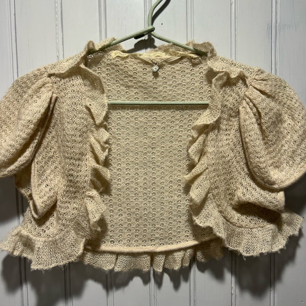 Soft Ruffle Shrug